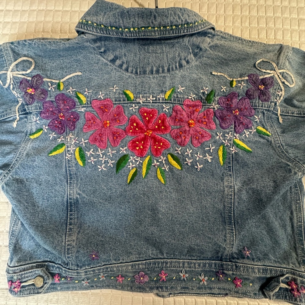 Vintage Gap Embellished Denim Jacket